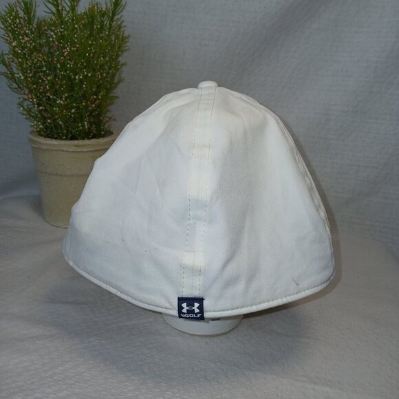 UNDER ARMOUR STORM DRIVER  GOLF BASEBALL CAP, WHITE, CLASSIC FIT - Picture 2 of 6